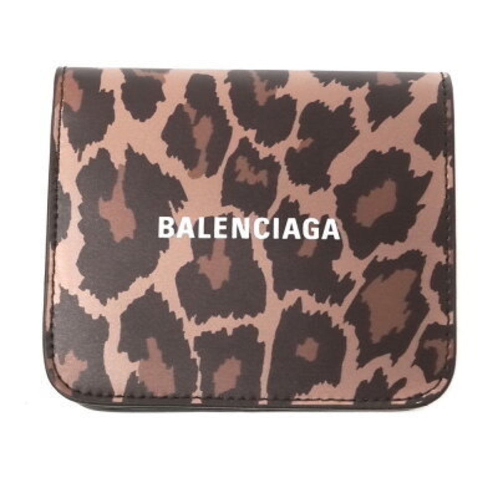Balenciaga Compact Wallet Leopard Print - Picture 1 of 10